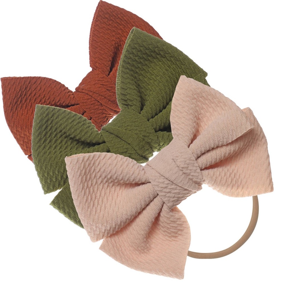 Hair bows 3 piece bundle